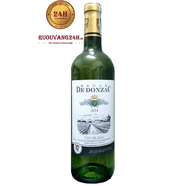 Rượu Vang Baron De Donzac Vin Blanc