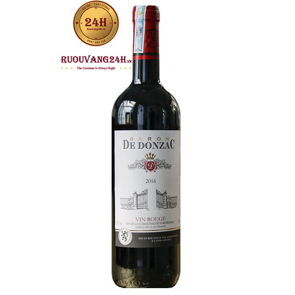 Rượu Vang Baron De Donzac Vin Rouge