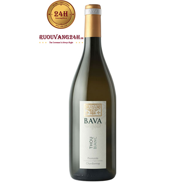 Rượu Vang Bava Thou Bianc Piemonte Chardonnay DOC