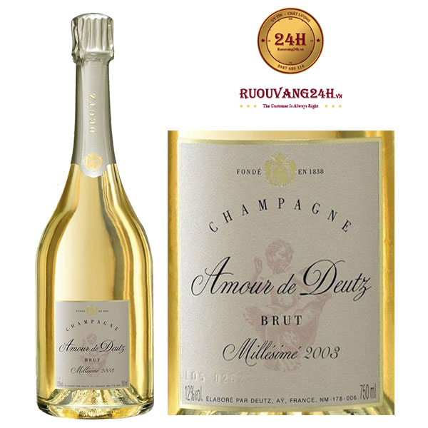 Rượu Vang Champagne Cuvee Amour de Deutz Chardonnay