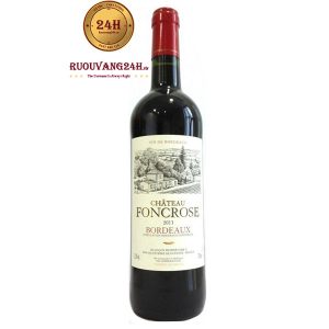 Rượu Vang Chateau Foncrose Bordeaux