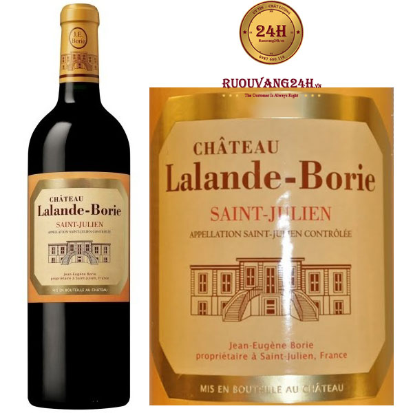 Rượu Vang Chateau Lalande Borie