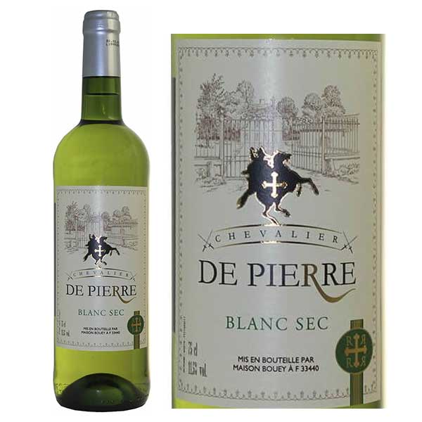 Rượu Vang Chevalier De Pierre Blanc Sec