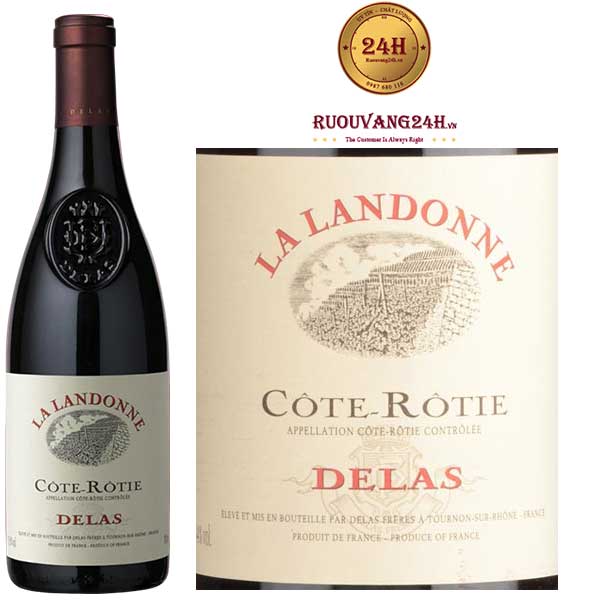 Rượu Vang Cote-Rotie Delas La Landone Syrah