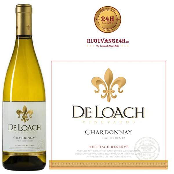 Rượu Vang DeLoach Heritage Reserve Chardonnay