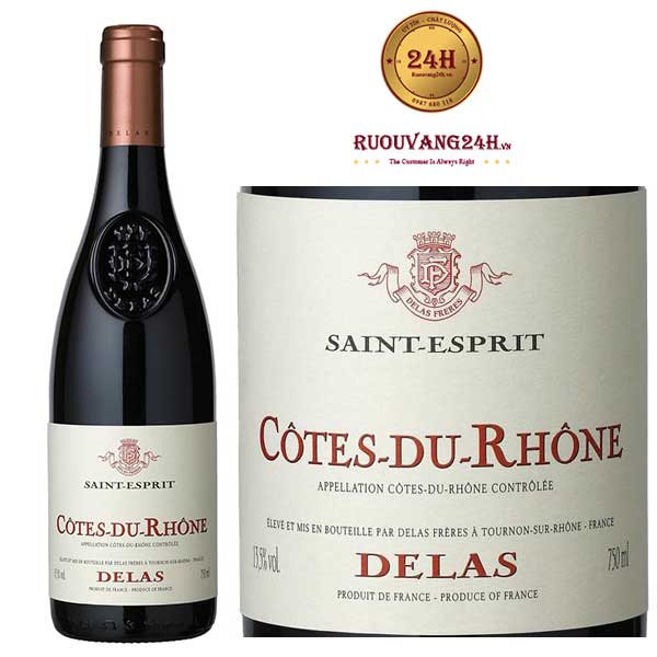 Rượu Vang Delas Saint Esprit Cote Du Rhone