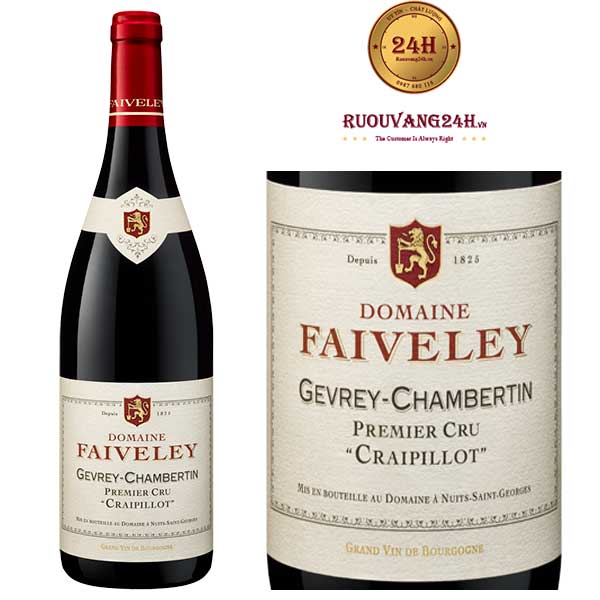 Rượu Vang Domaine Faiveley Gevrey Chambertin Premier Cru Craipillot