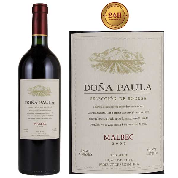 Rượu Vang Dona Paula Seleccion de Bodega Malbec