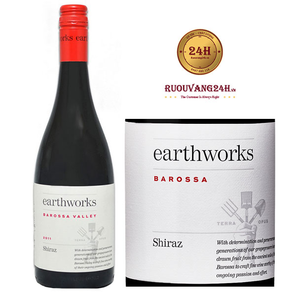 Rượu Vang EarthWorks Shiraz