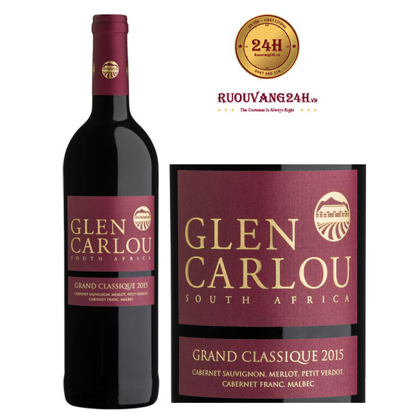 Rượu Vang Glen Carlou Grand Classique Bordeaux Blend