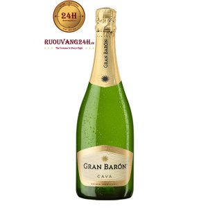 Rượu Champagne Gran Baron Cava Semi Seco