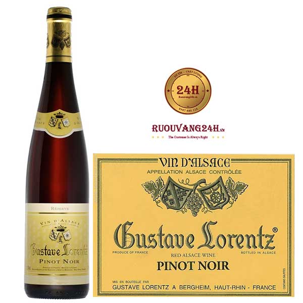 Rượu Vang Gustave Lorentz Pinot Noir Alsace