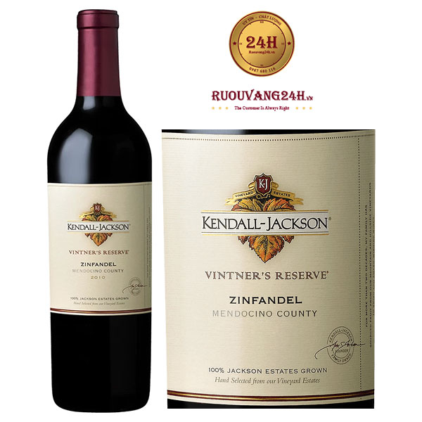 Rượu Vang Kendall Jackson Vintners Reserve Zinfandel Mendocino
