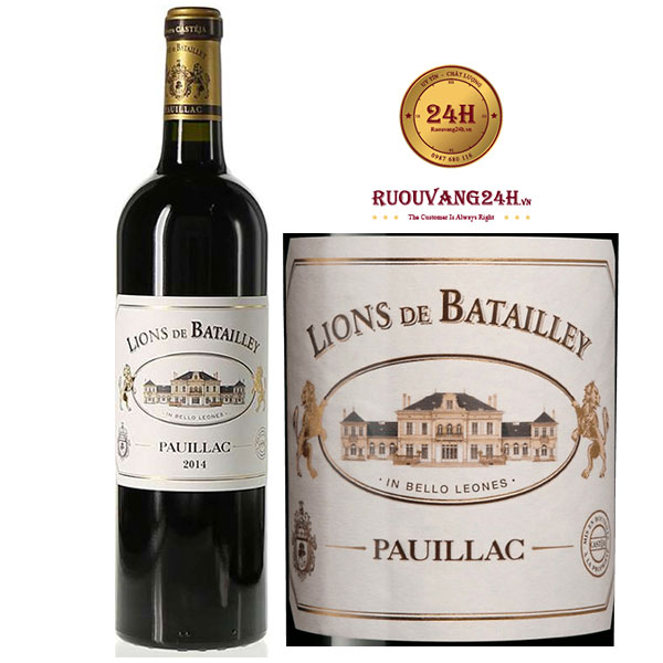 Rượu Vang Les Lions de Batailley Pauillac