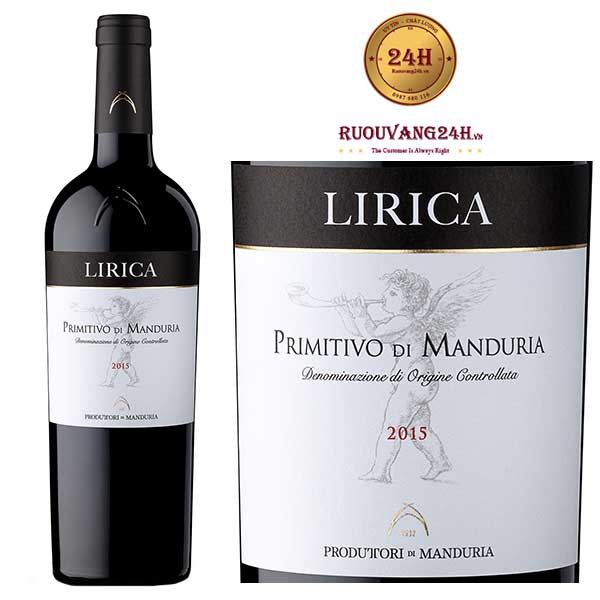 Rượu Vang Lirica Primitivo Di Manduria