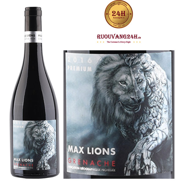 Rượu Vang Max Lions Grenache Pays D'oc ( IGP)