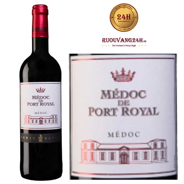 Rượu Vang Medoc de Port Royal Red