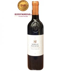 Rượu Vang SJ Merlot Pays D'OC IGP