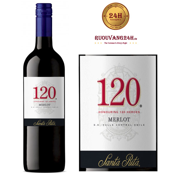 Rượu Vang Santa Rita 120 Merlot