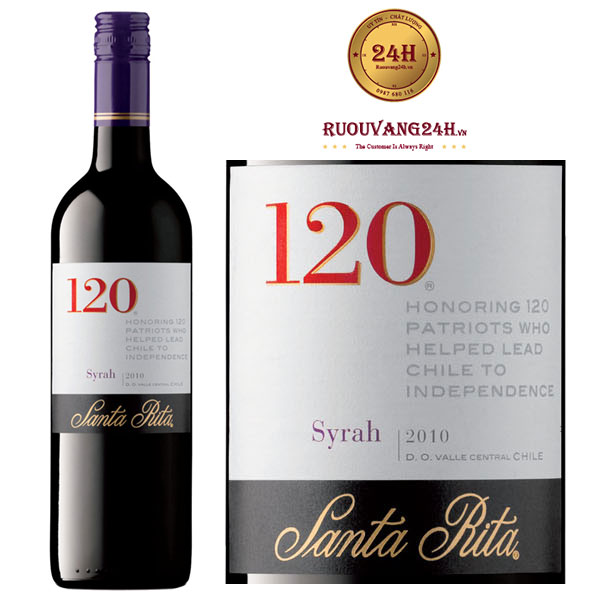 Rượu Vang Santa Rita 120 Syrah