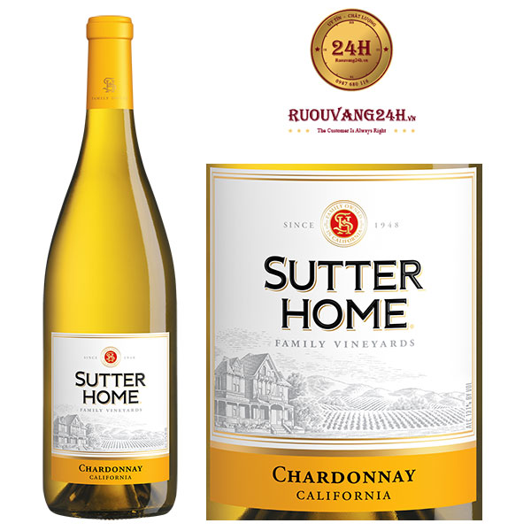 Rượu Vang Sutter Home Chardonnay