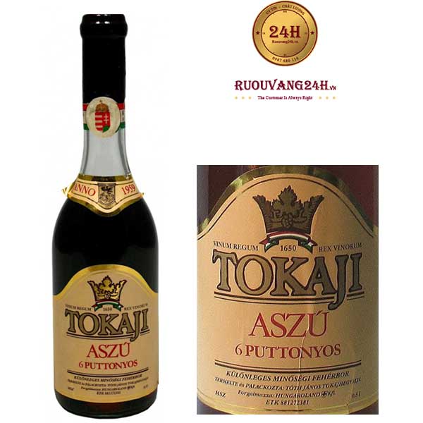 Rượu Vang Ngọt Tokaji Aszu 6 Puttonyos