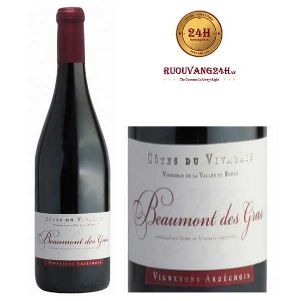 Rượu Vang Beaumont Des Gras Syrah Grenache