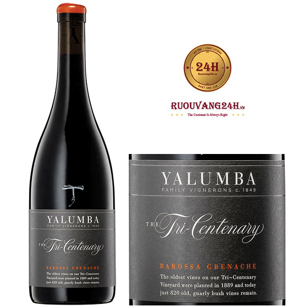 Rượu Vang Yalumba Tri centenary Grenache