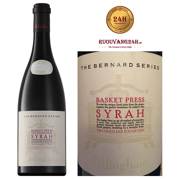 Rượu Vang Bernard Series Basket Press Syrah