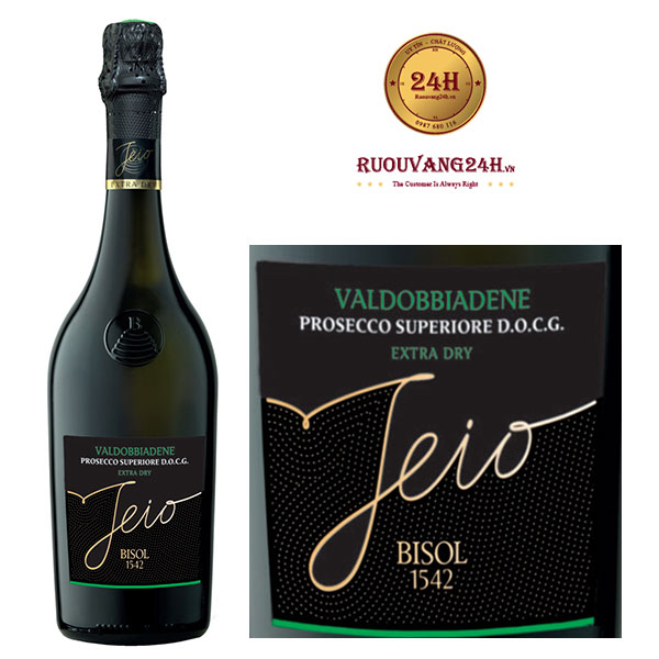 Rượu vang Bisol Jeio Valdobbiadene Prosecco