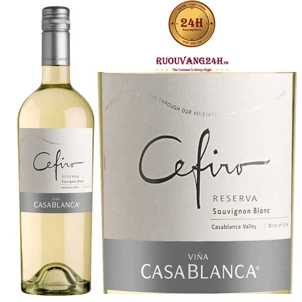 Rượu vang Cefiro Reserva Sauvignon Blanc