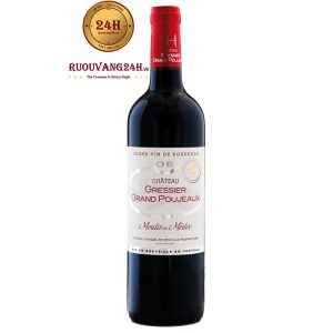 Rượu vang Chateau Gressier Grand Poujeaux Moulis En Medoc