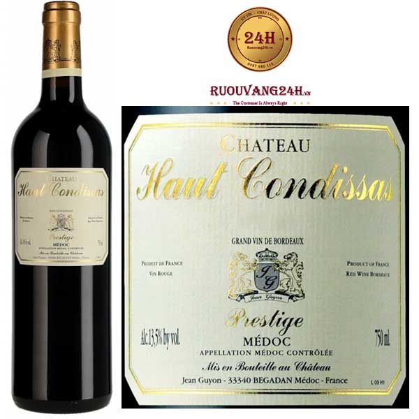 Rượu vang Chateau Haut Condissas Prestige