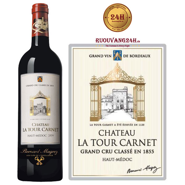 Rượu vang Chateau La Tour Carnet 4th Grand Cru Classe Margaux