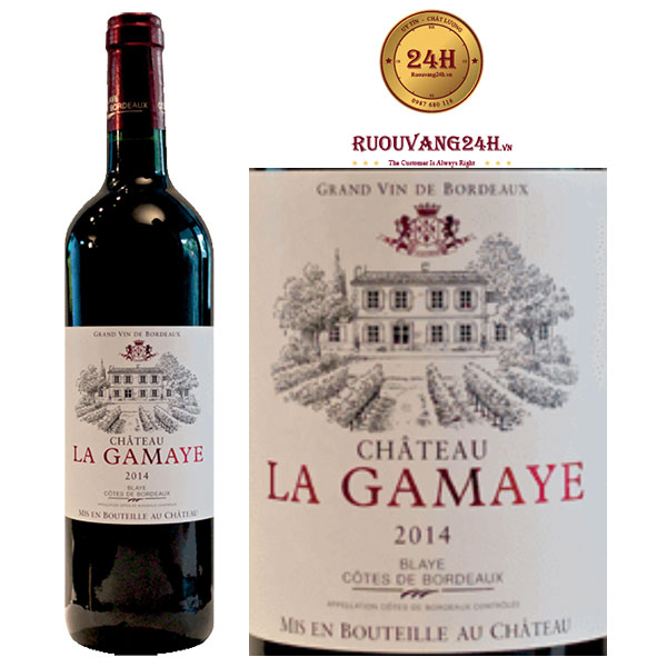 Rượu vang Château La Gamaye Côtes de Blaye