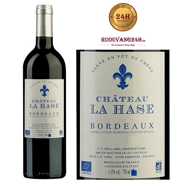 Rượu vang Château La Hase Bordeaux