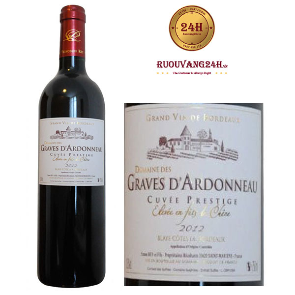 Rượu Vang Domaine Des Graves D’Ardonneau Cuvee Prestige