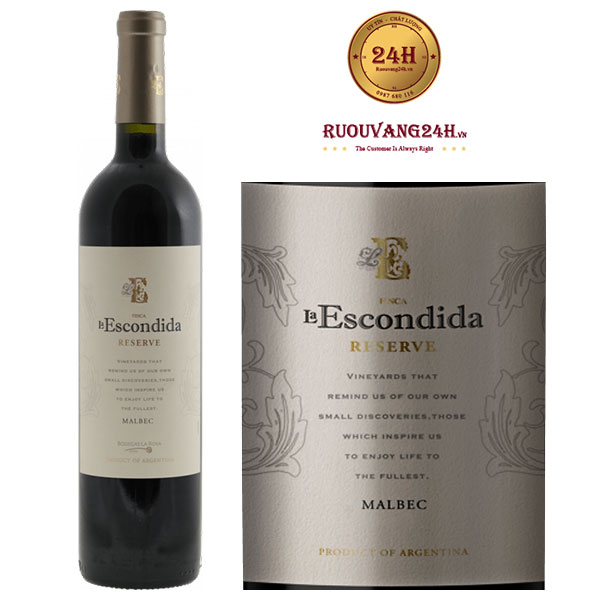 Rượu vang Finca La Escondida Grand Reserve Malbec
