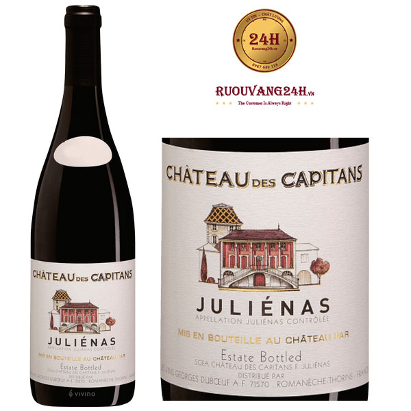 Rượu vang Georges Duboeuf Chateau des Capitans Julienas