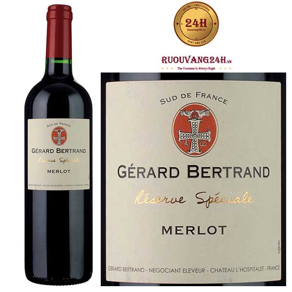 Rượu Vang Gerard Bertrand Reserve Speciale Merlot