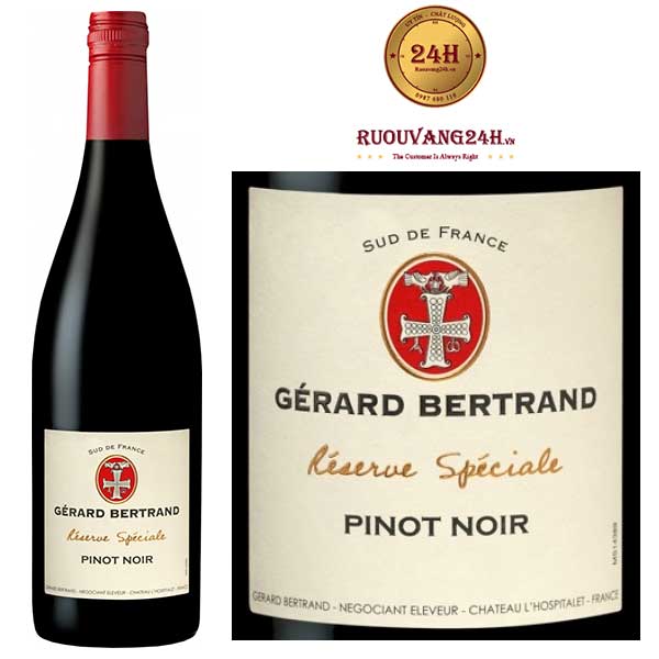 Rượu vang Gerard Bertrand Reserve Speciale Pinot Noir Pays d’Oc IGP