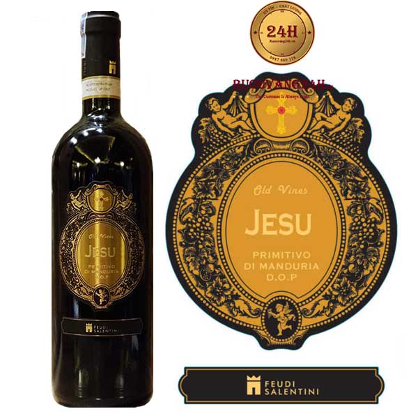 Rượu vang Jesu Primitivo Di Manduria