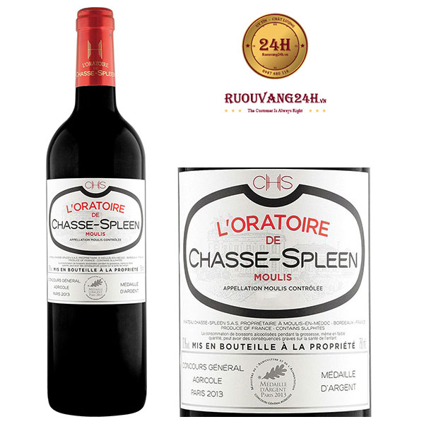 Rượu vang L'Oratoire De Chasse Spleen