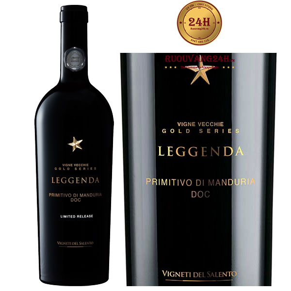 Rượu vang Leggenda Primitivo di Manduria DOP