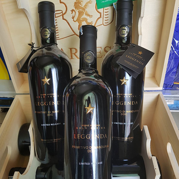 Rượu vang Leggenda Primitivo