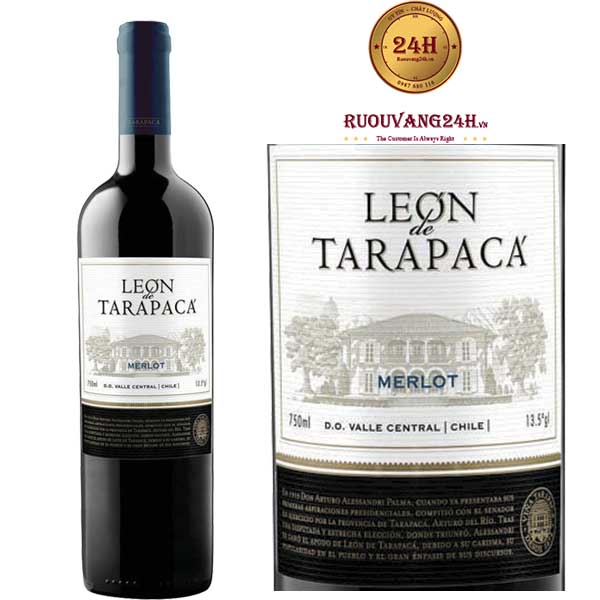 Rượu vang Leon de Tarapaca Merlot