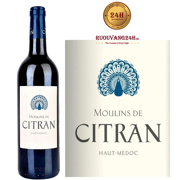 Rượu Vang Moulins De CITRAN Haut Medoc