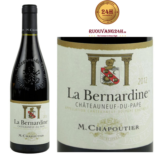 Rượu Vang M.Chapoutier La Bernardine Chateauneuf Du Pape