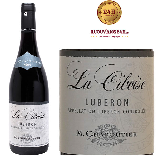 Rượu vang M.Chapoutier La Ciboise Luberon