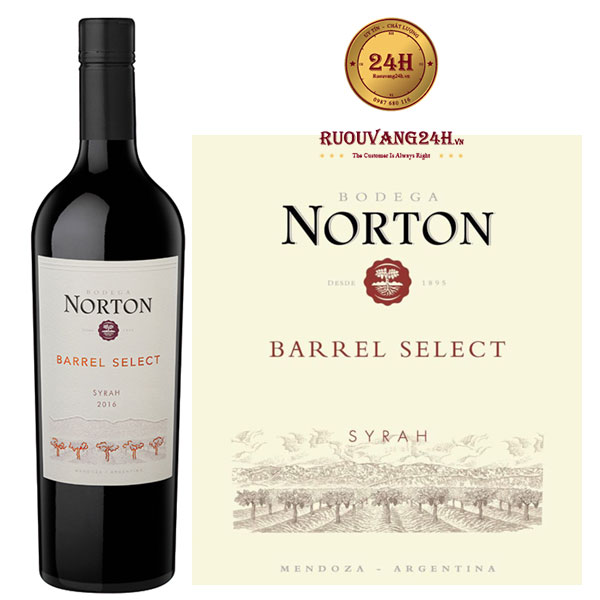 Rượu vang Norton Barrel Select Syrah